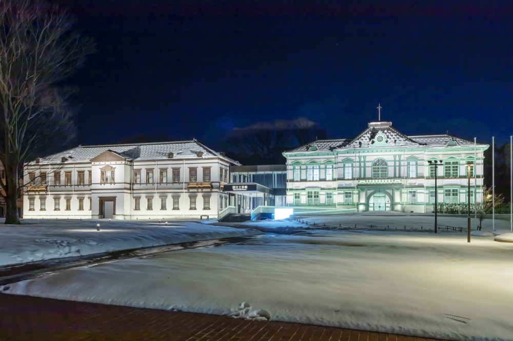 国立工芸館（冬）ライトアップ