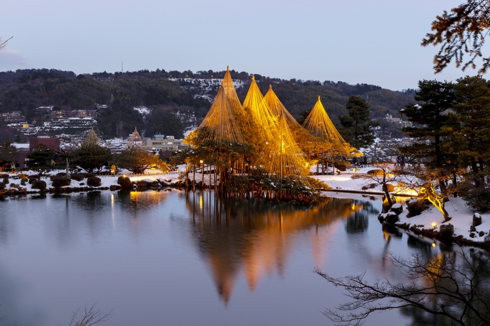 兼六園ライトアップ（冬）