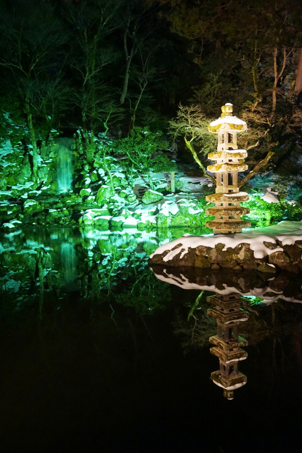 兼六園・ライトアップ（冬）