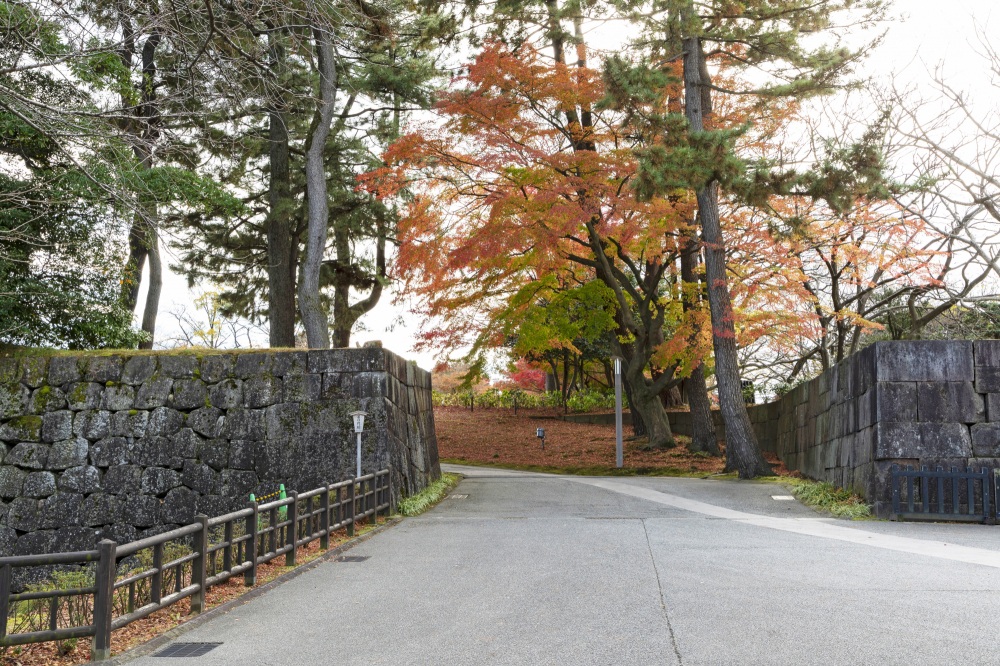 金沢城公園　裏口門跡