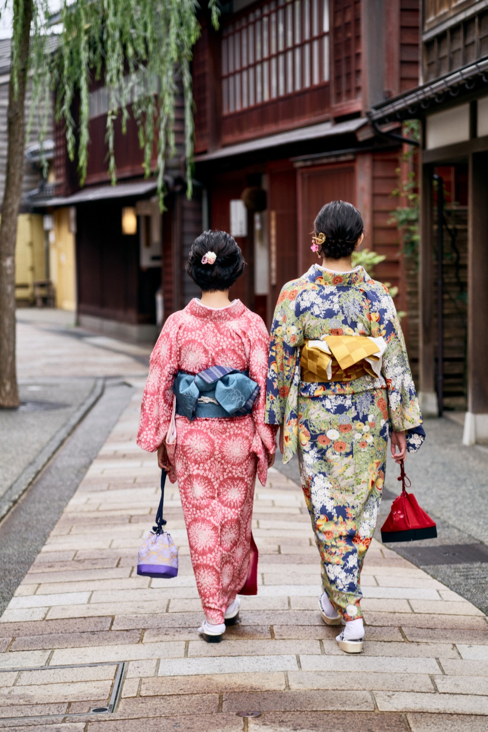 きもの街歩き-ひがし茶屋街