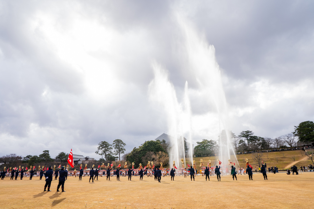加賀とび出初式（金沢市消防出初式）