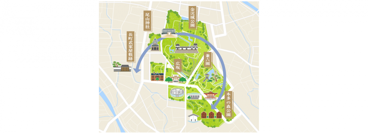 加賀百万石回遊ルートを巡る