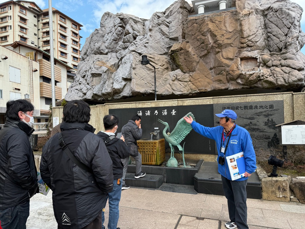 和倉温泉復興ツアーの様子