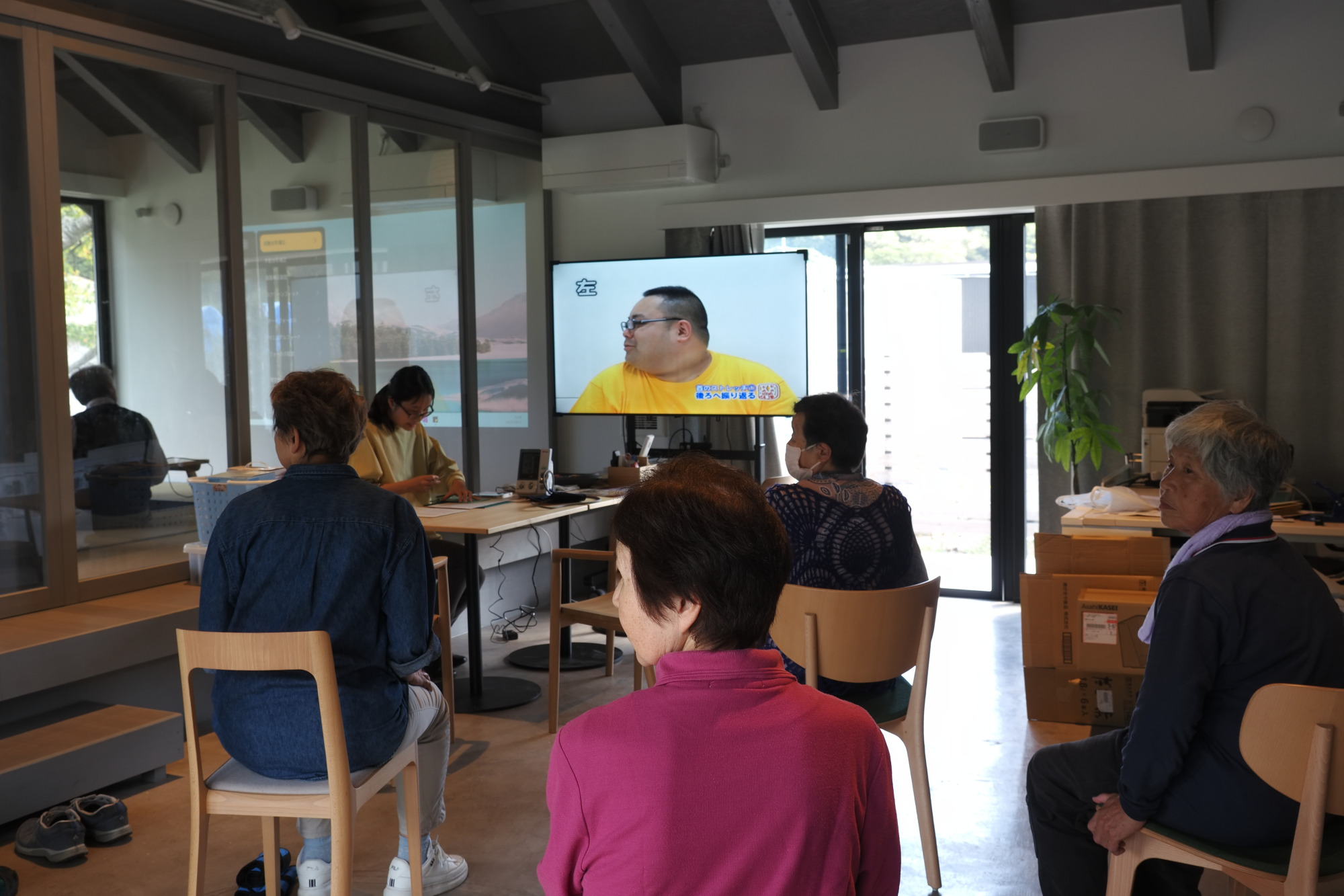 この日は体操教室が開催されていました