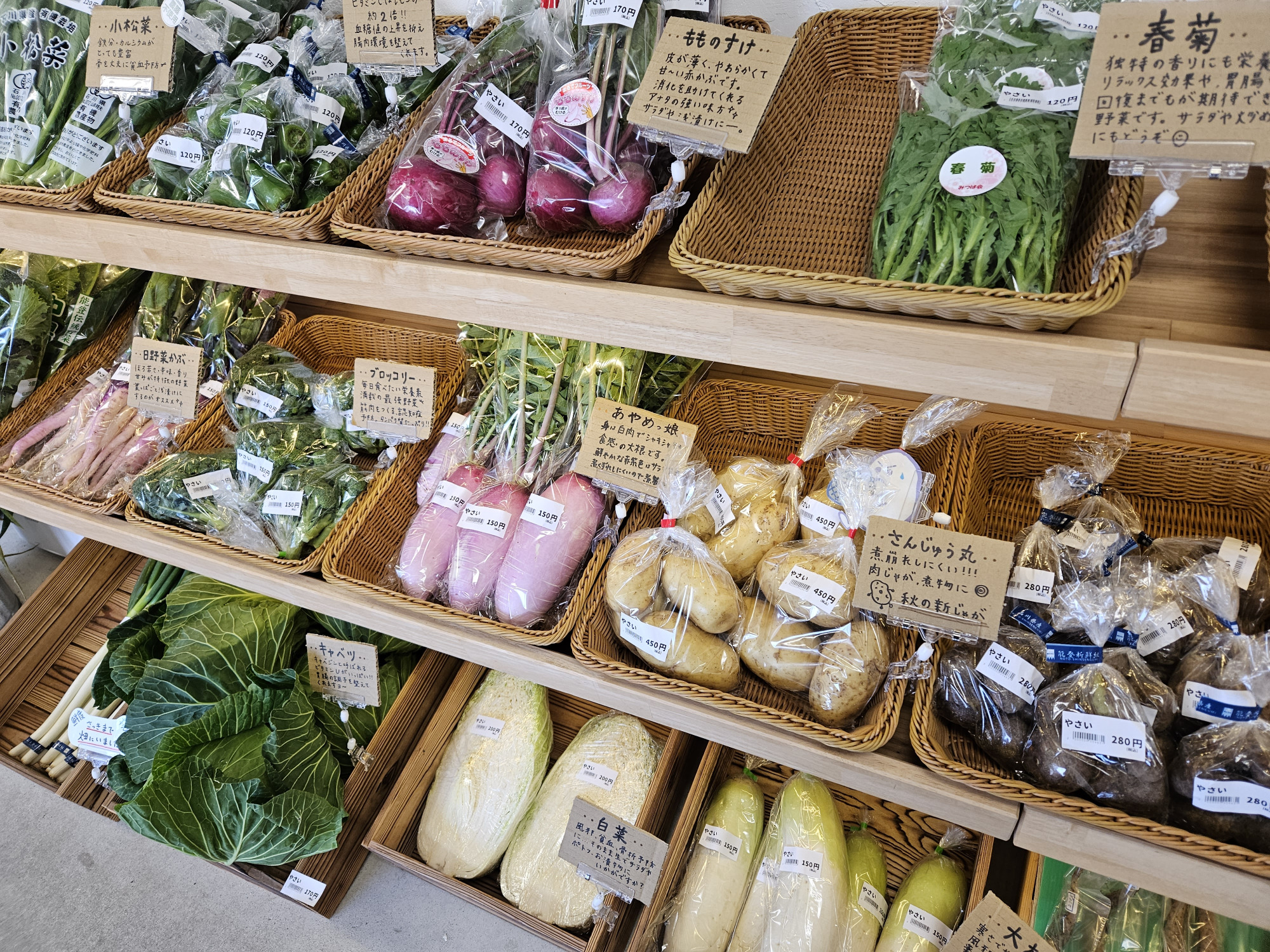 提供：フレッシュパニエのと