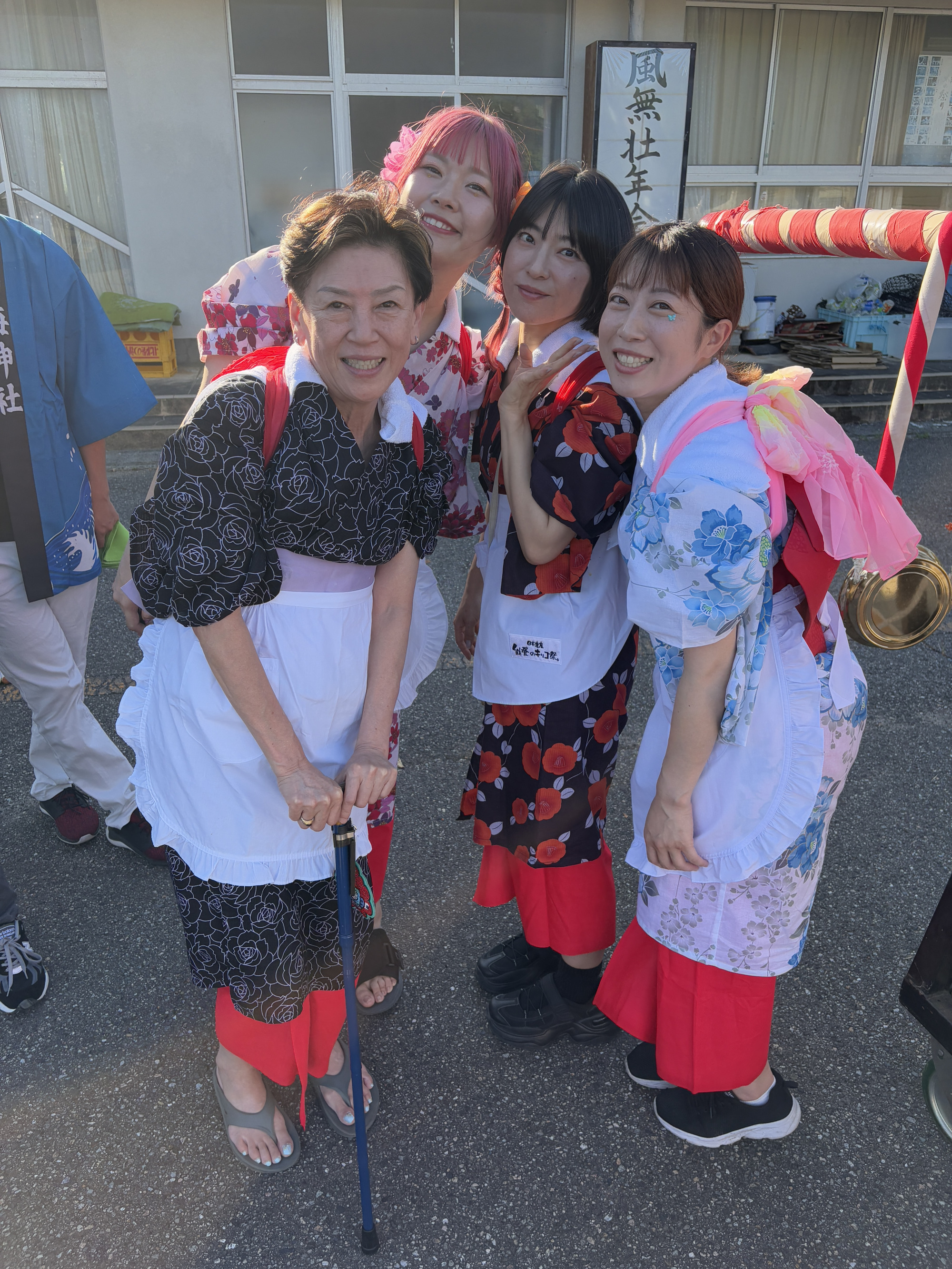 前掛けまでつけるのが西海スタイル