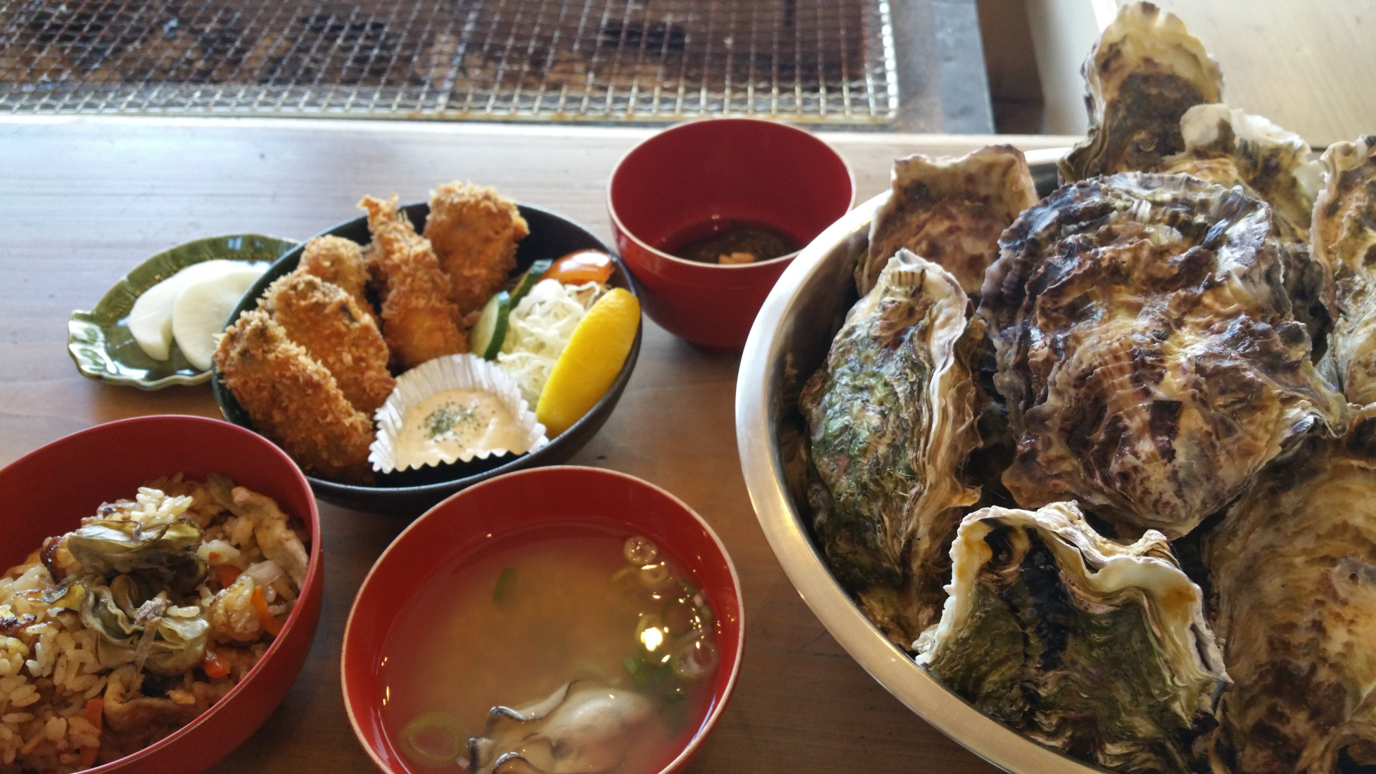 牡蠣フルコース（料理イメージ）