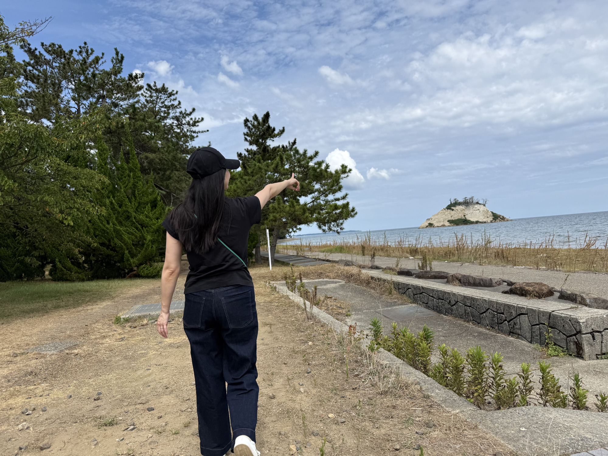 見附島まで散策