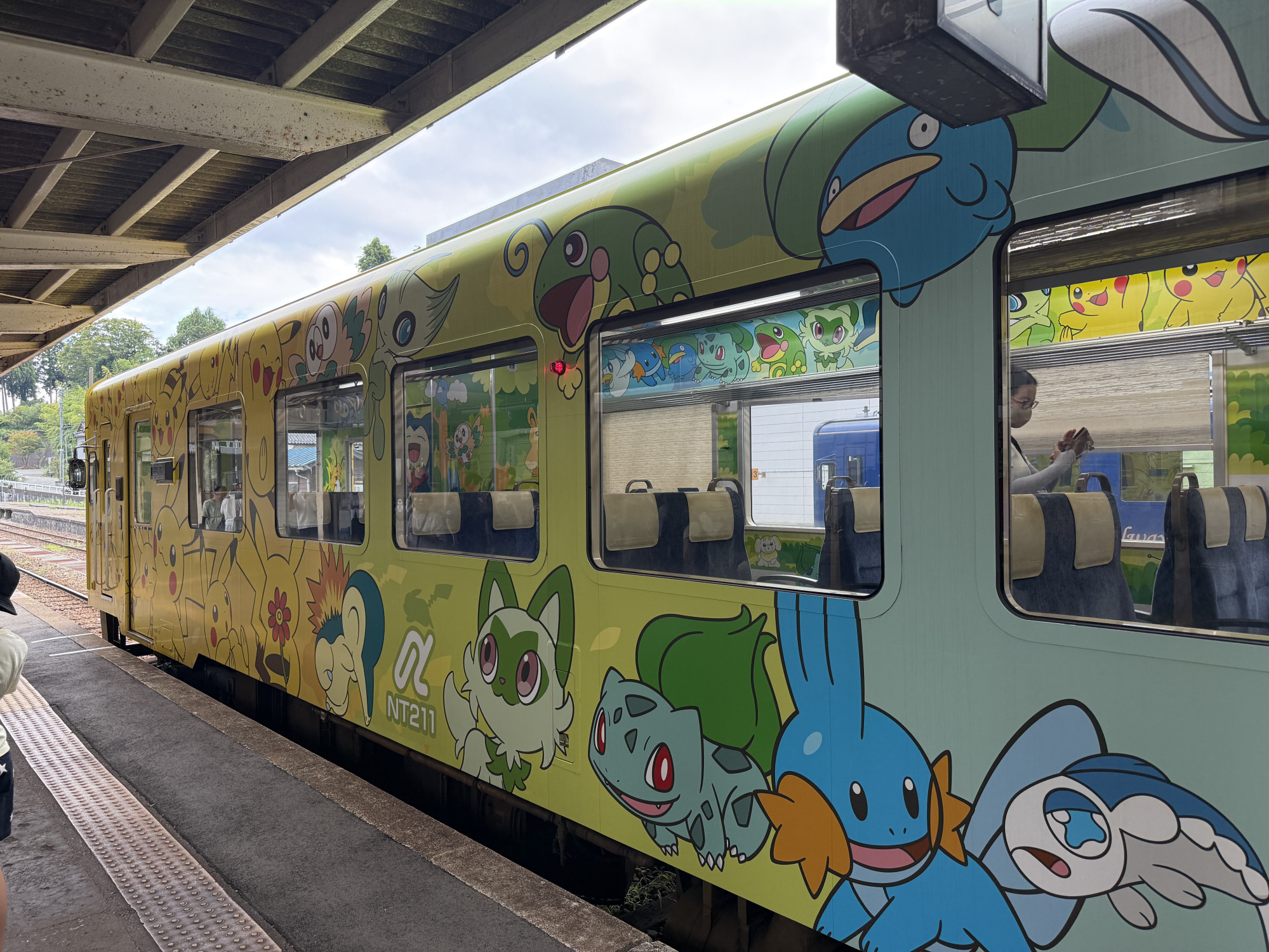 のと鉄道 POKÉMON with YOU トレイン穴水到着