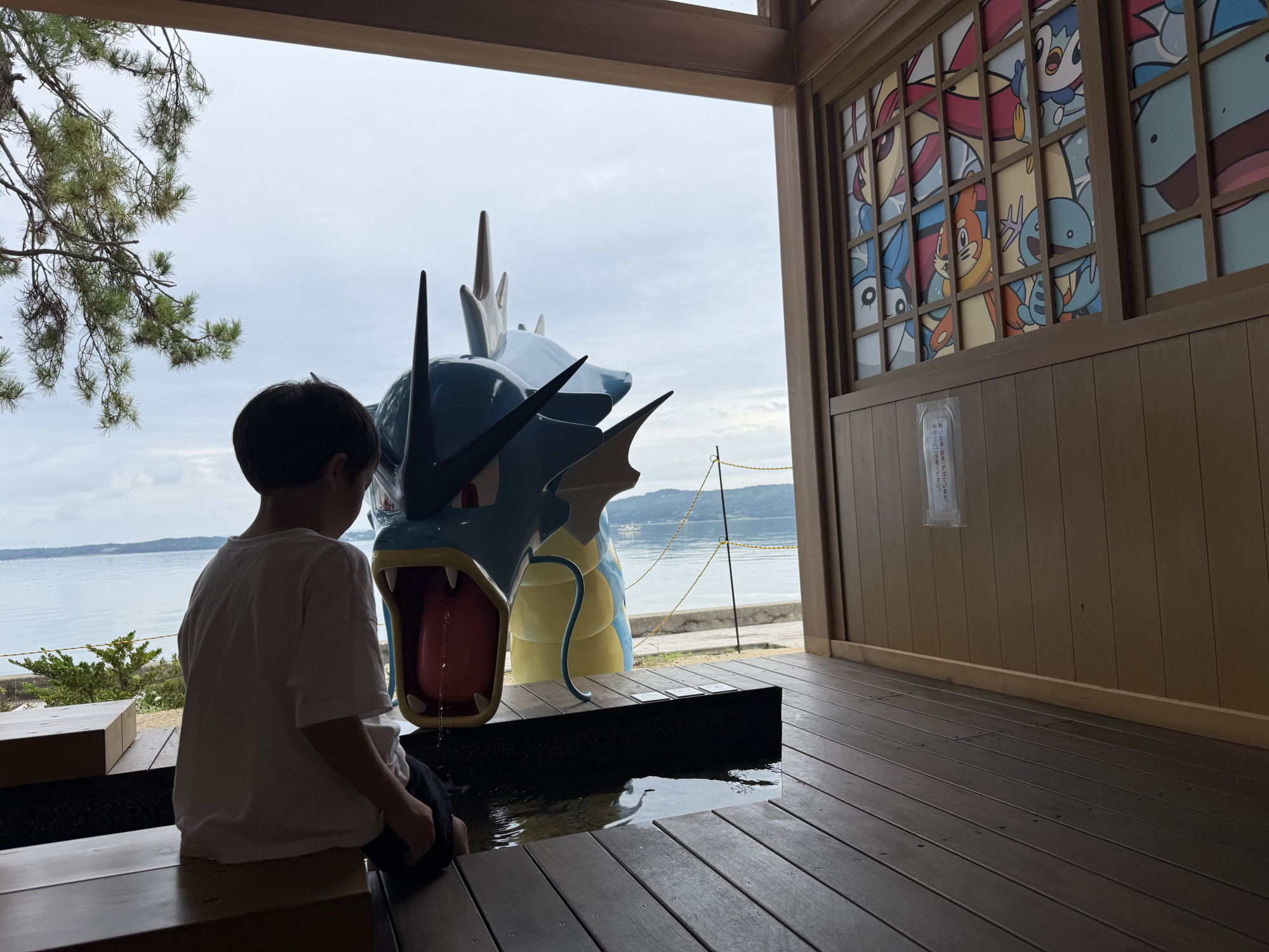 ギャラドスからお湯