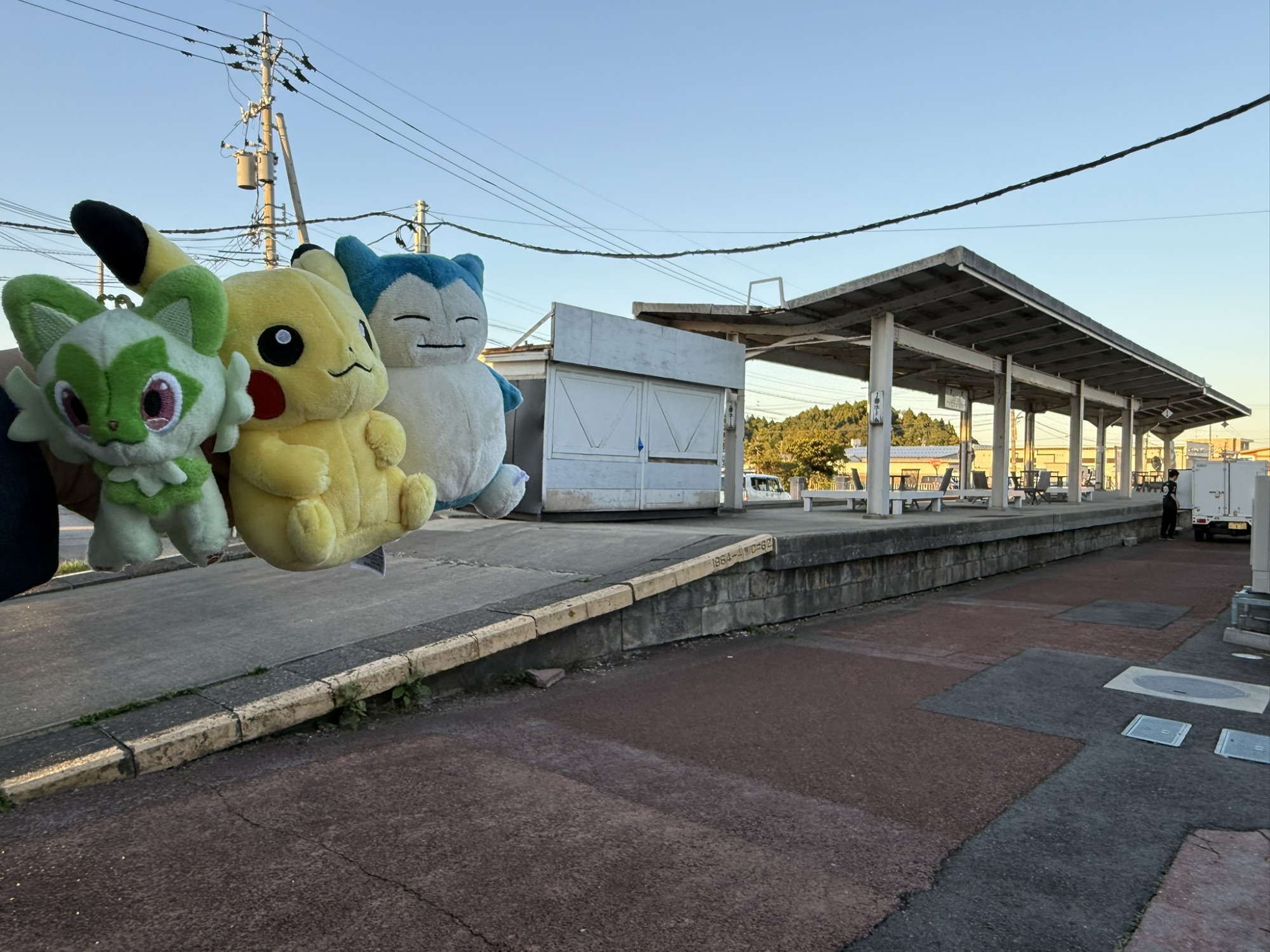 旧珠洲駅プラットホーム