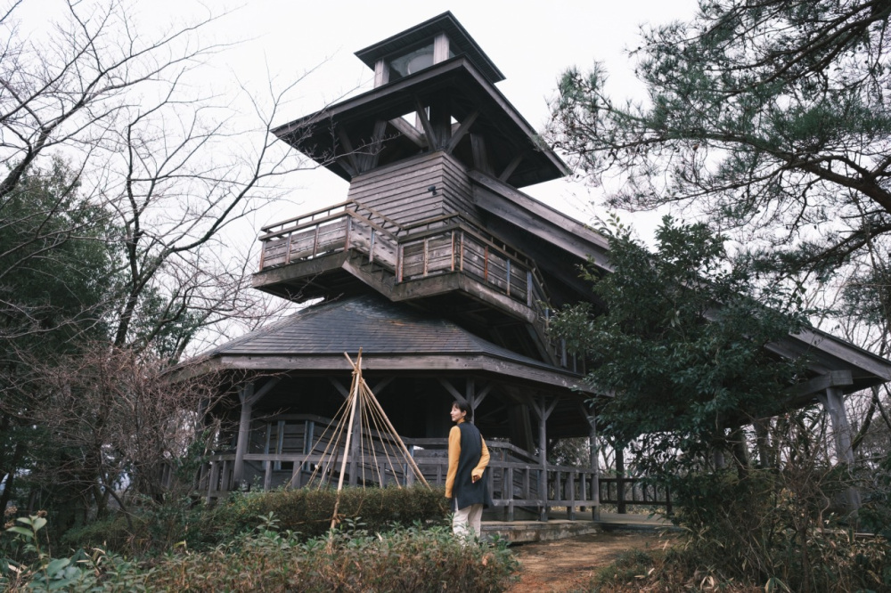 山代温泉穴場フォト！？木造螺旋展望台『萬松園栄螺堂』