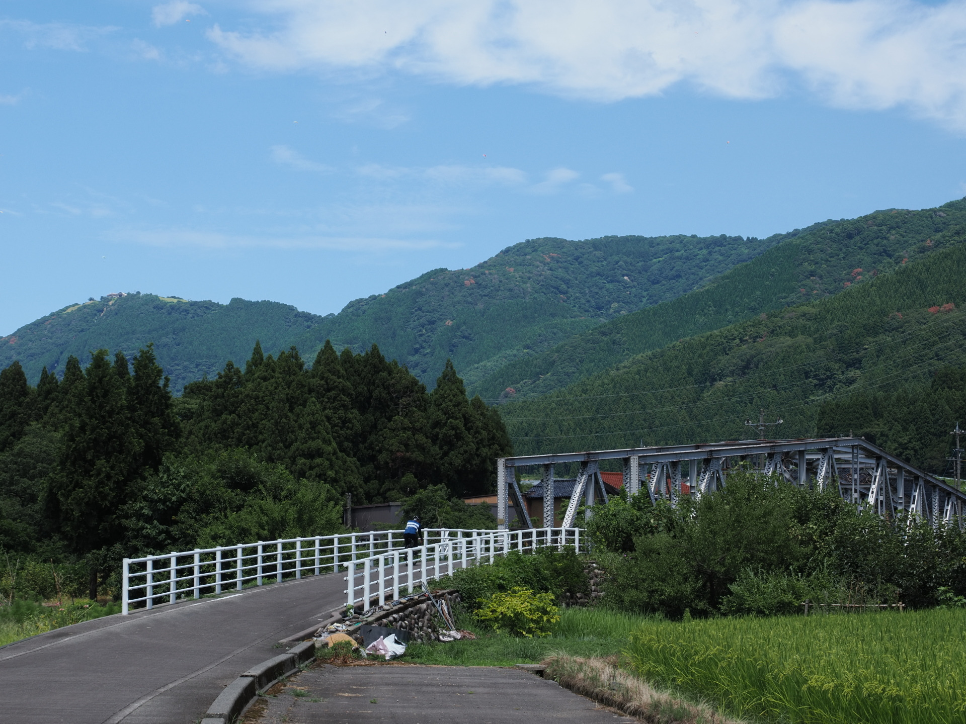 金名橋、鳥越方面から