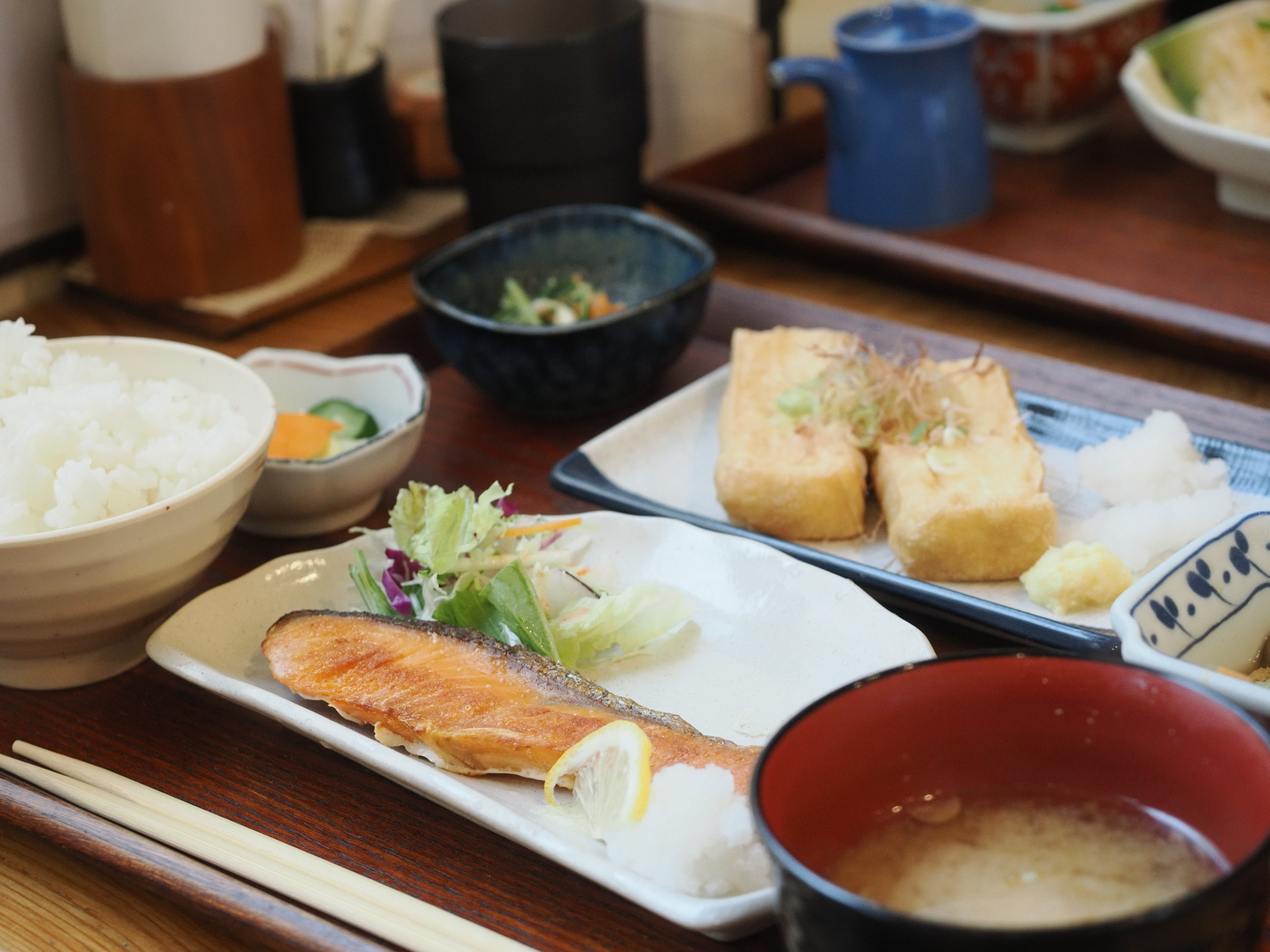 おもてや食堂のランチ