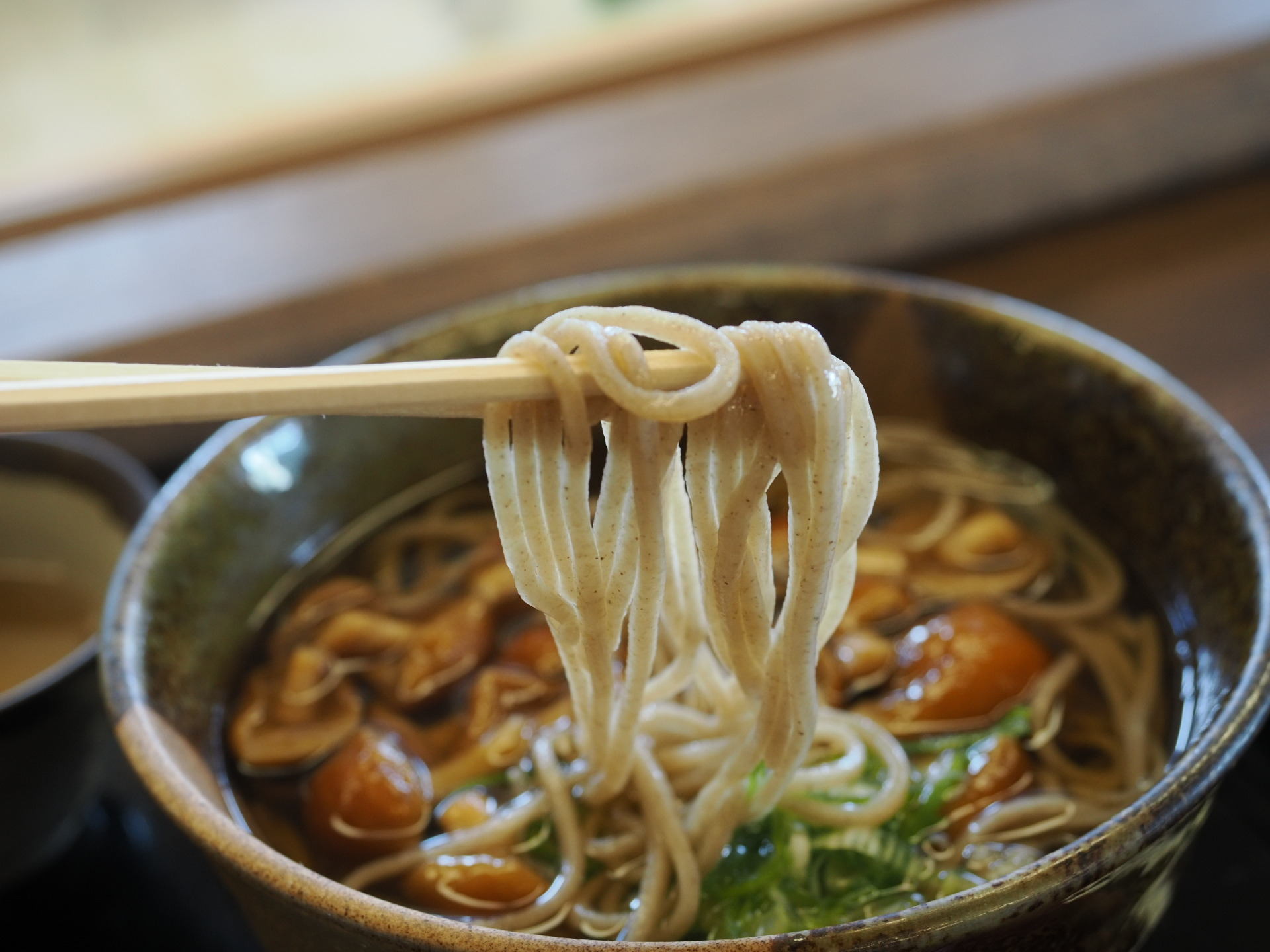 自家製粉の手打ちそば