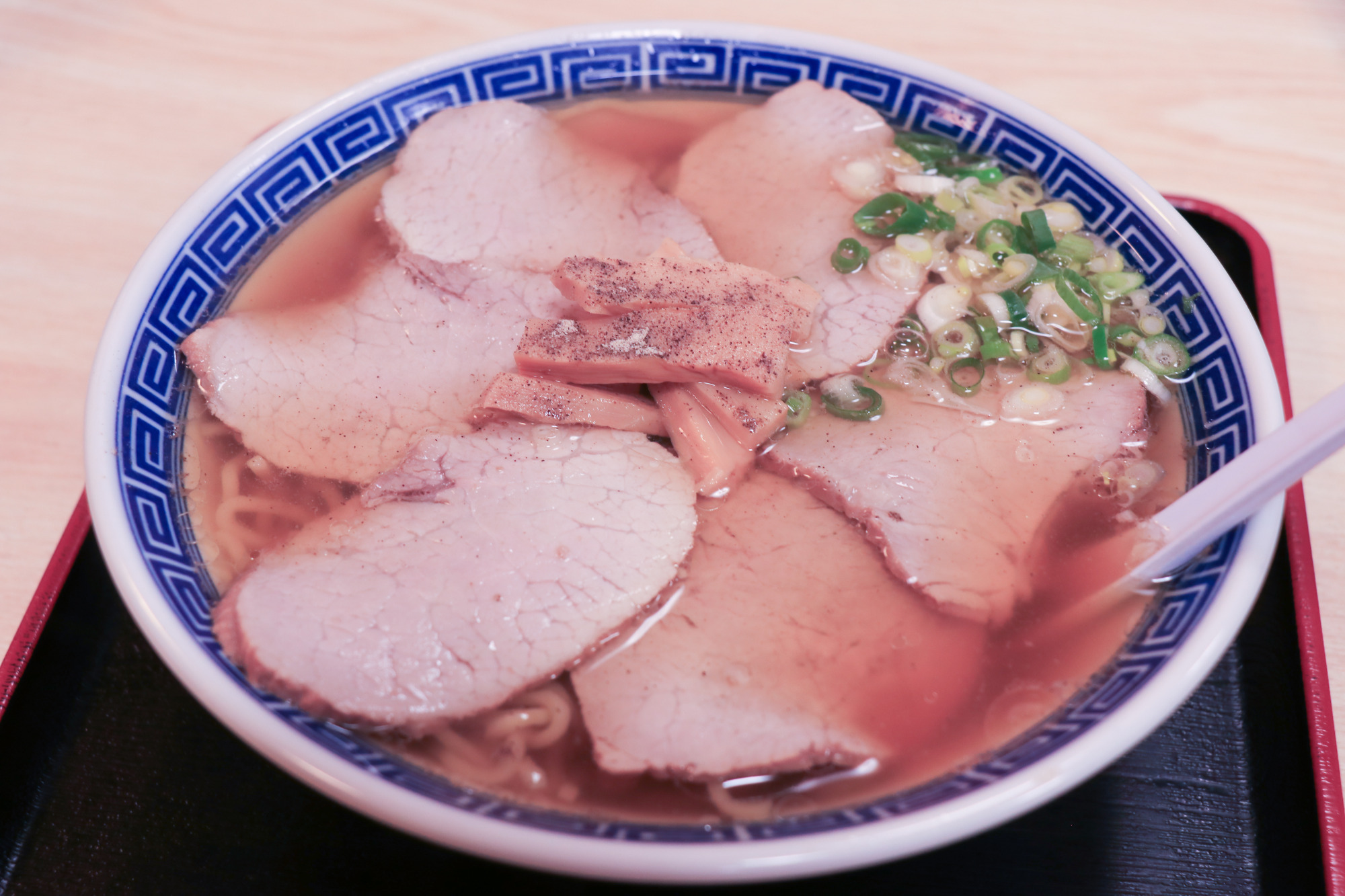 人気のチャーシュー麺