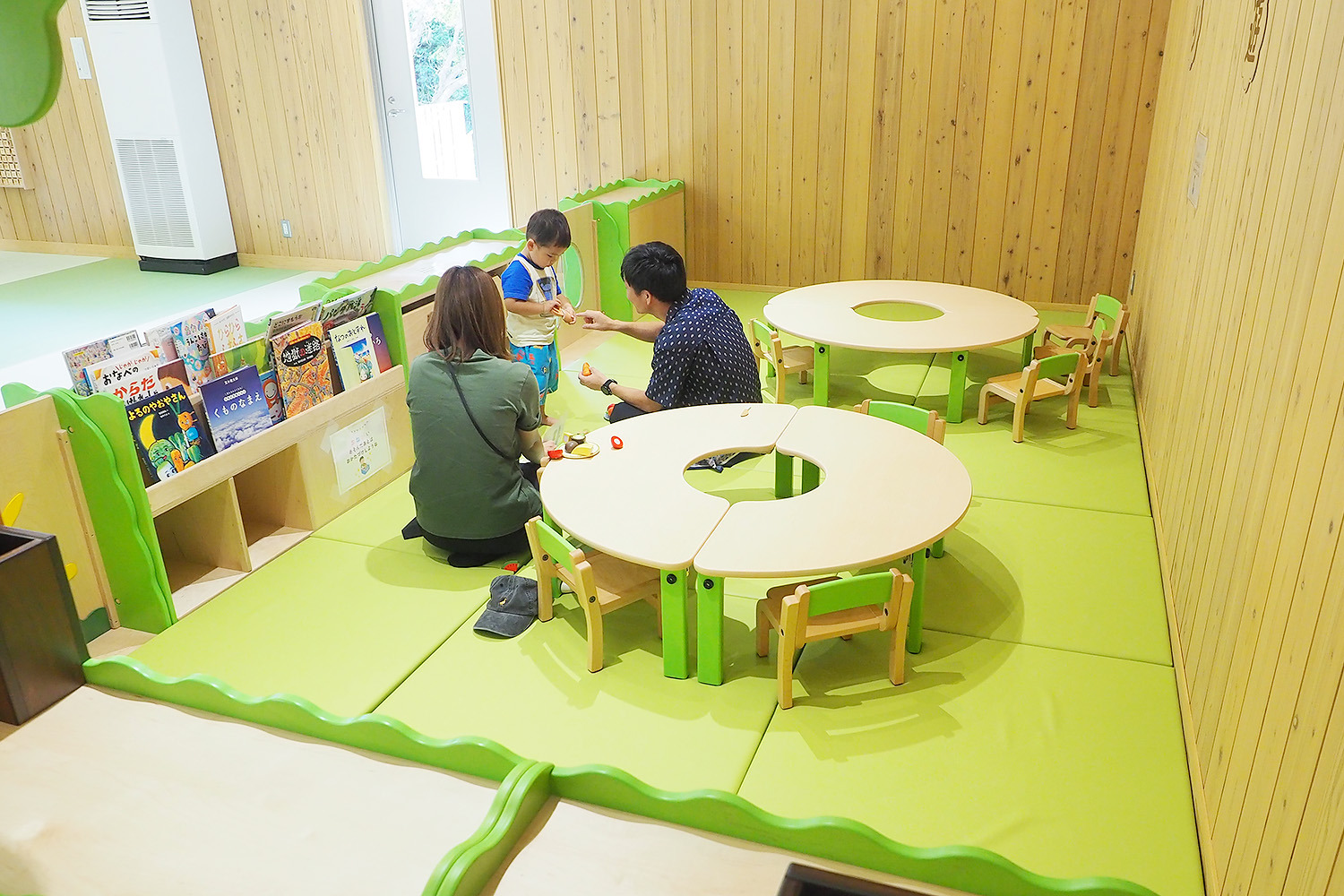 小さなお子様のスペースで安心