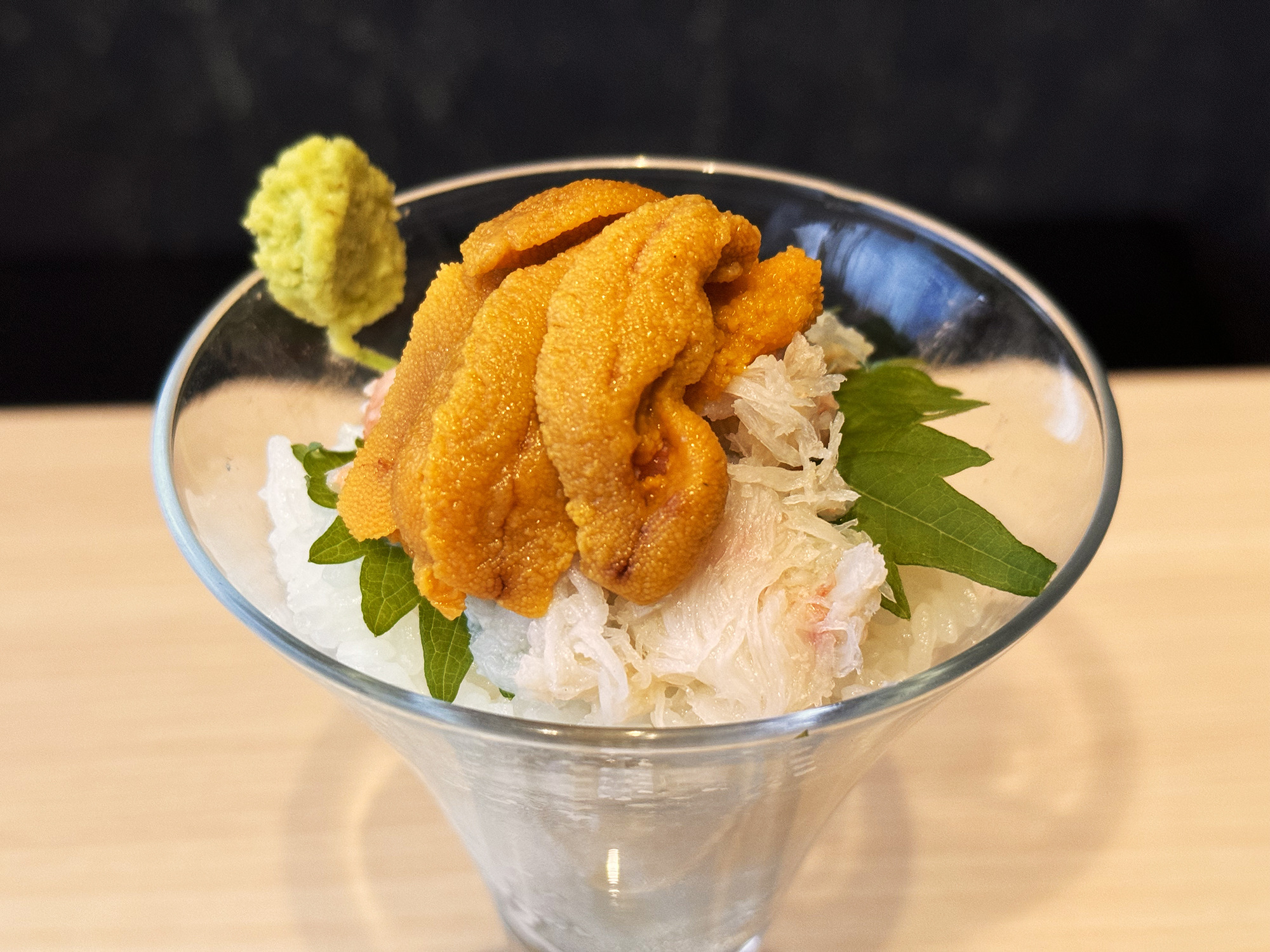 至福の海鮮丼パフェ