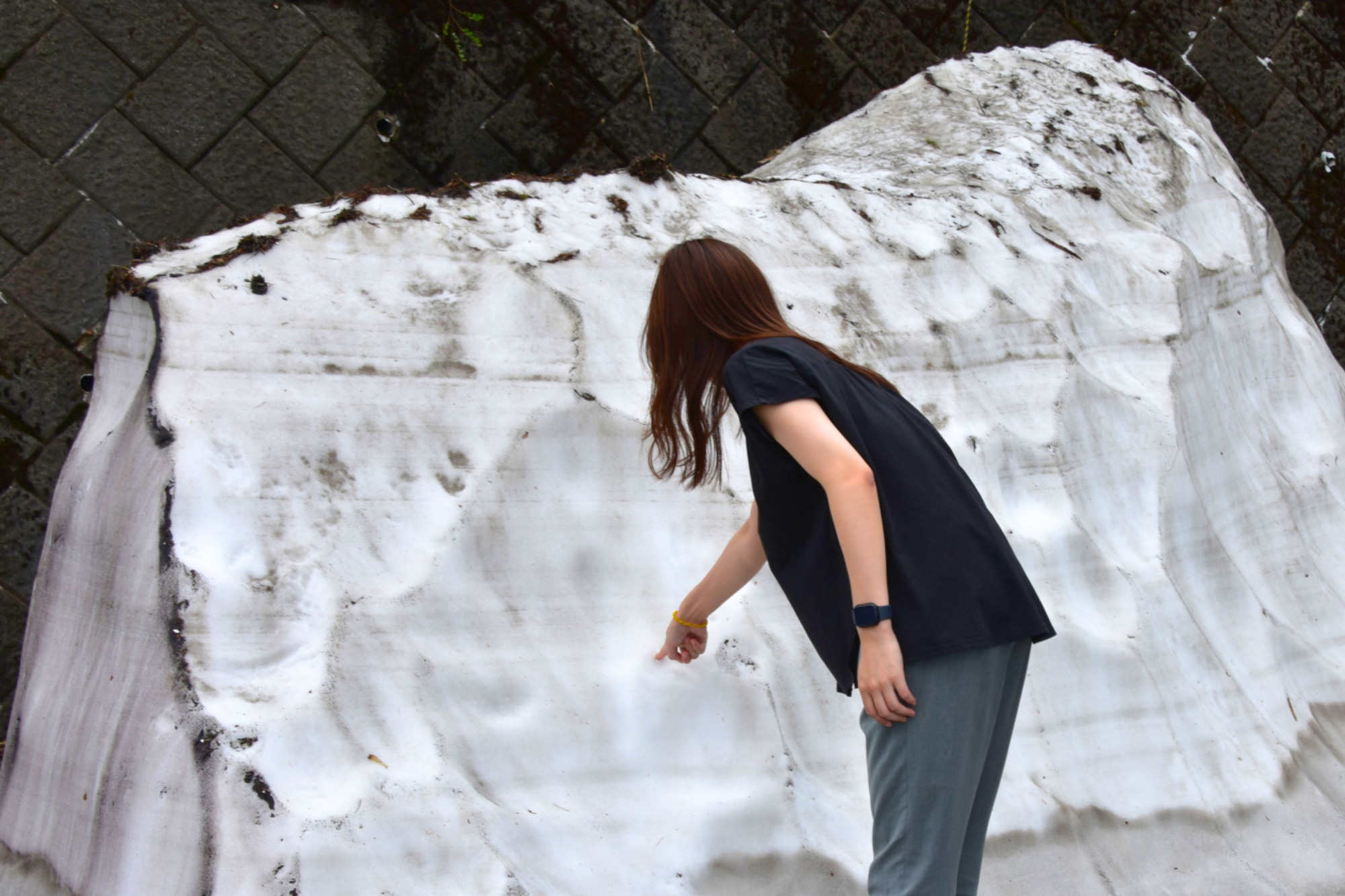 初夏には残雪も…！