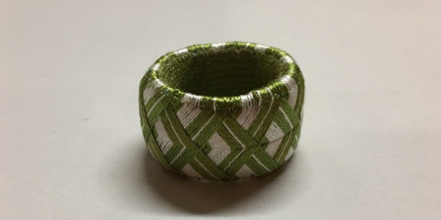 かわいい手作り針子道具　「加賀ゆびぬき」