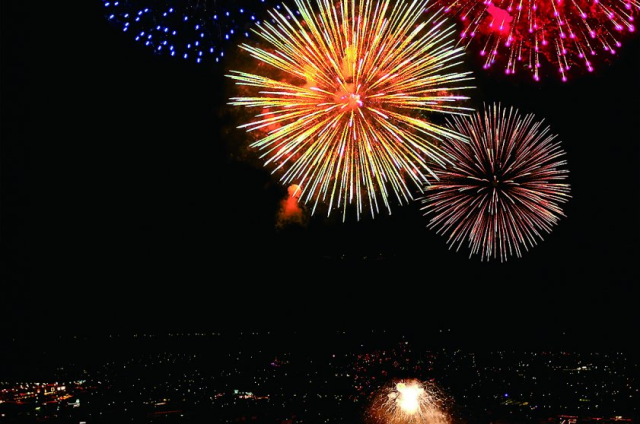 サマーフェスタinかほく花火大会