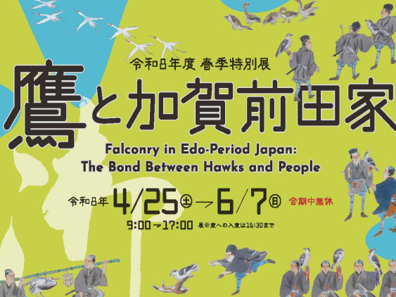 石川県立歴史博物館　令和８年度春季特別展「鷹と加賀前田家」