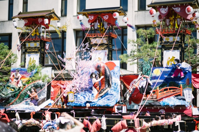 松波人形キリコ祭り