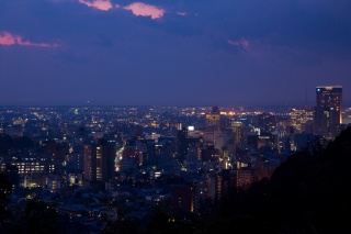 卯辰山から見える夜景（写真提供：金沢市）