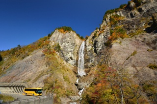 落差８６メートルもあるふくべの大滝