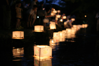 大聖寺 灯ろう流し