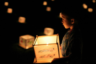 大聖寺　灯ろう流し