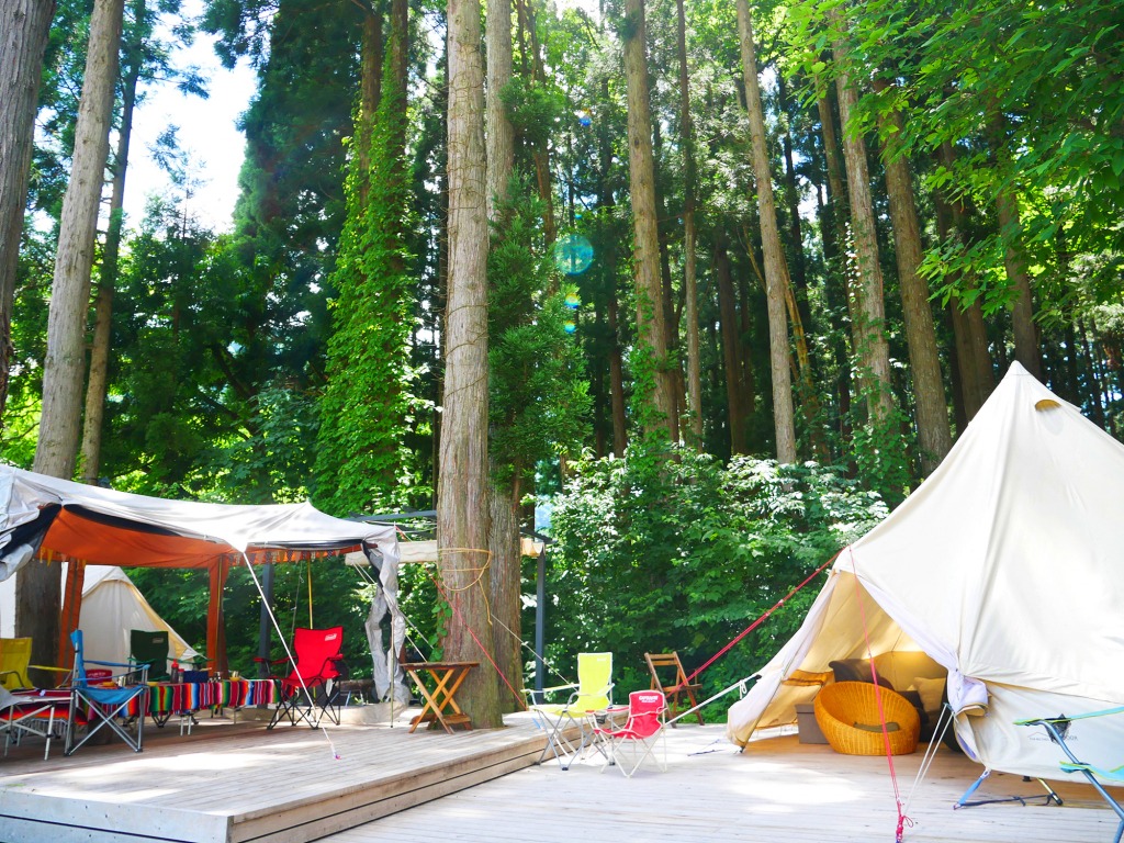 一里野高原ホテルろあんのグランピング