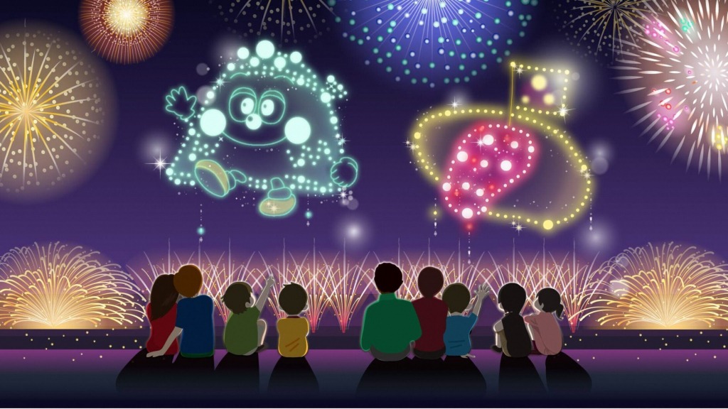 宝達志水大花火