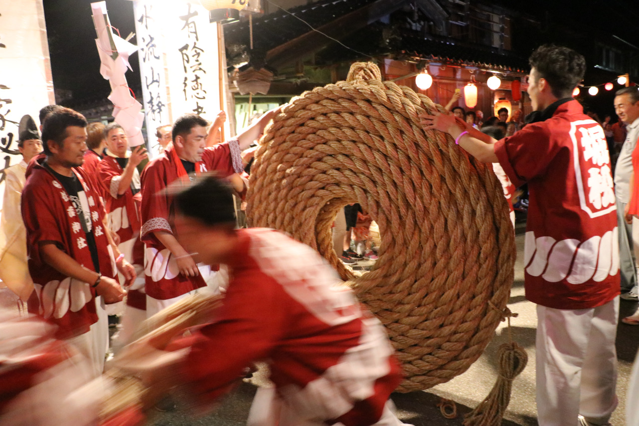 堀松綱引き祭り