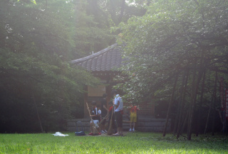 7月　ふれあいの会（開山堂前清掃）