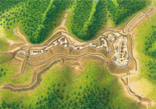 復元イラスト　当時の姿を復元したものです