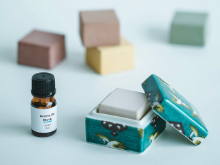 「g-cube×九谷焼」小松マテーレの素材と伝統工芸がコラボした火を使わないお香